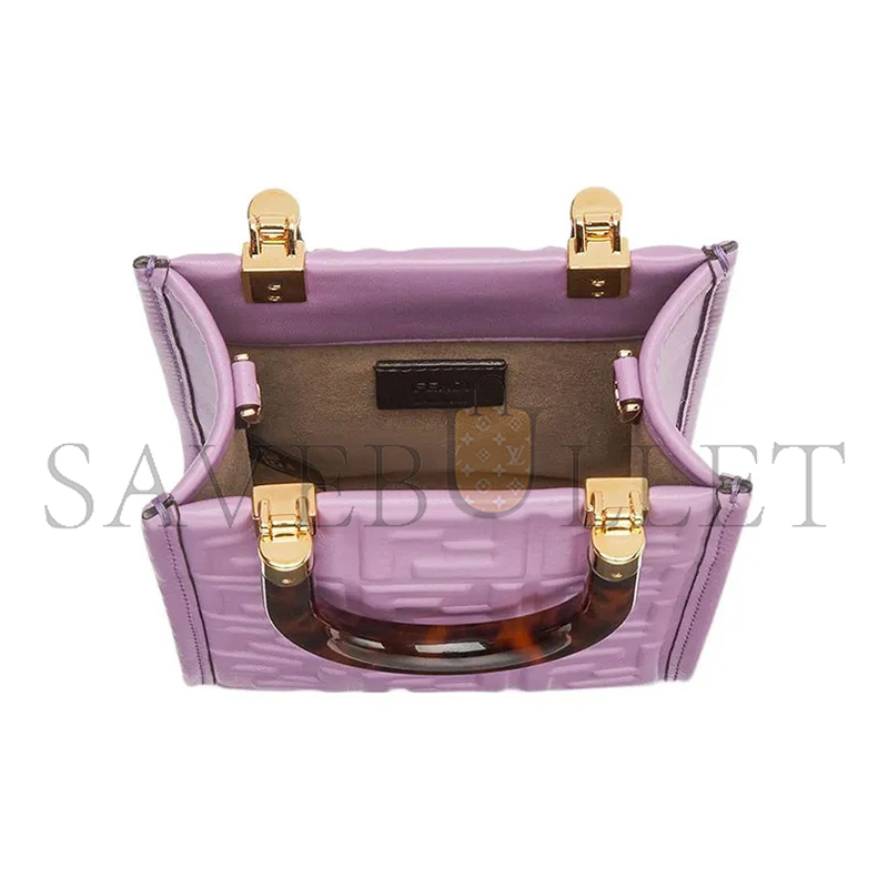 FENDI LOGO LEATHER MINI BAG 8BS051AMCIF1JCO (18*13*6.5m)